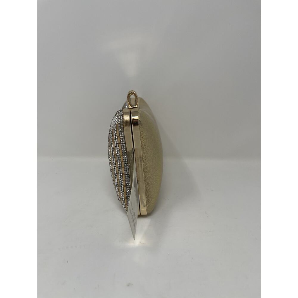 D'Margeaux evening clutch with gold and crystal stripes‎ - Picture 2 of 11
